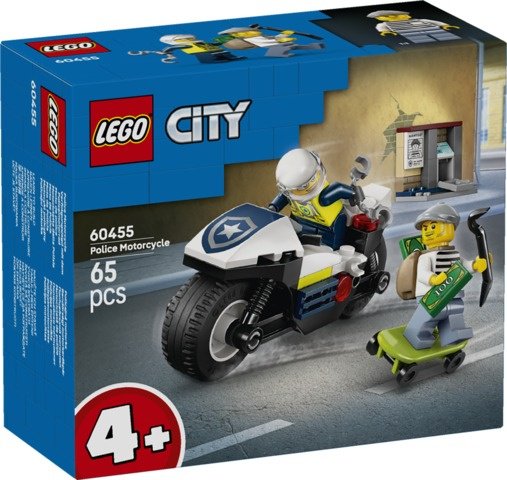 Конструктор LEGO Город. Погоня на полицейском мотоцикле, деталей 65 шт купить,NaN