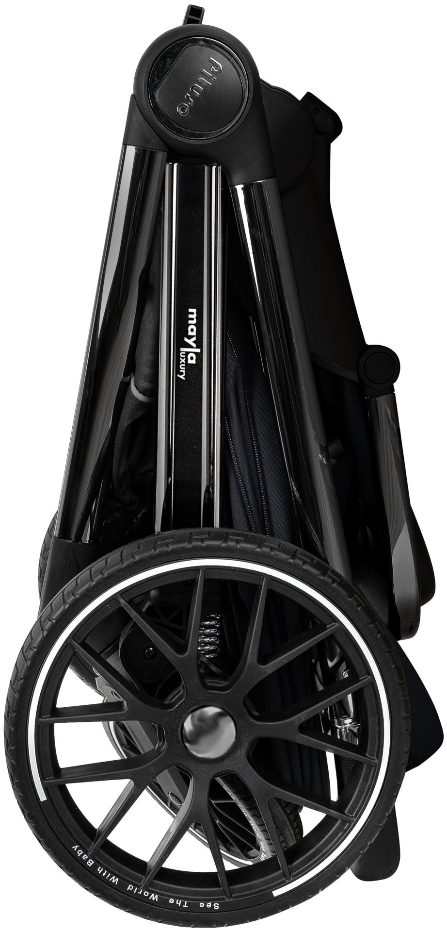 Коляска универсальная 2 в 1 Pituso Mayla Luxury LXR/555 Black, черный - ForteMarket Коляска универсальная 2 в 1 Pituso Mayla Luxury LXR/555 Black, черный купить,0