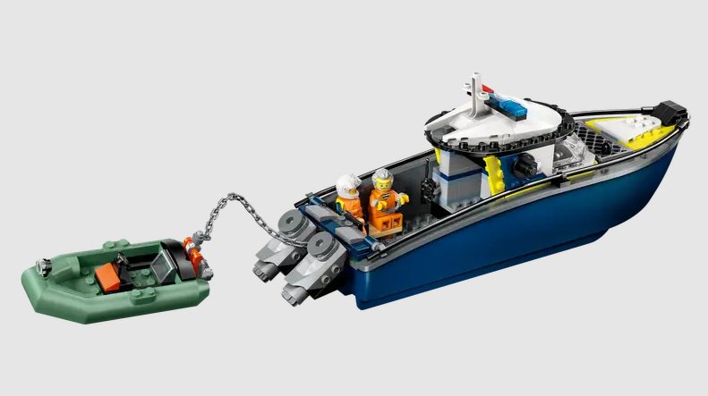 Конструктор LEGO Погоня на полицейском катере, деталей 264 шт