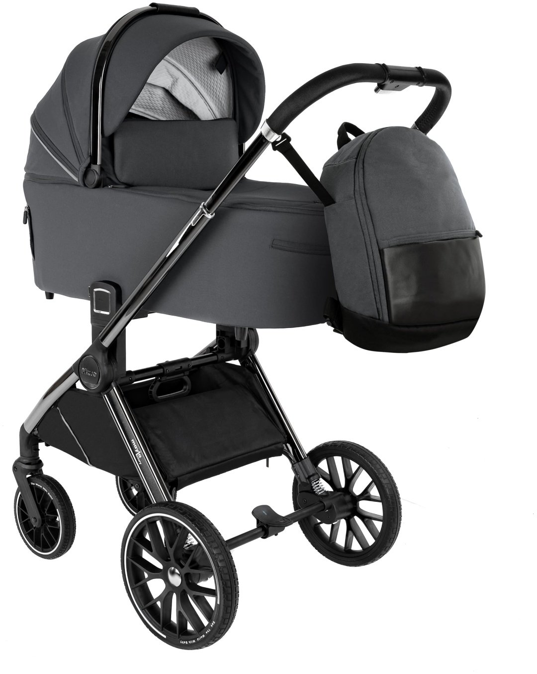 Коляска универсальная 2 в 1 Pituso Mayla Luxury LXR/555 Dark Grey, темно-серый