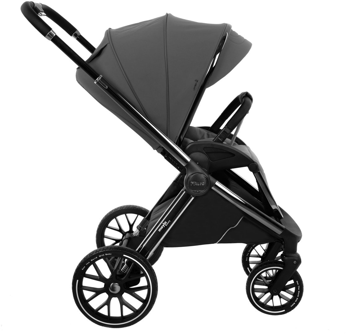 Коляска универсальная 2 в 1 Pituso Mayla Luxury LXR/555 Dark Grey, темно-серый купить,0