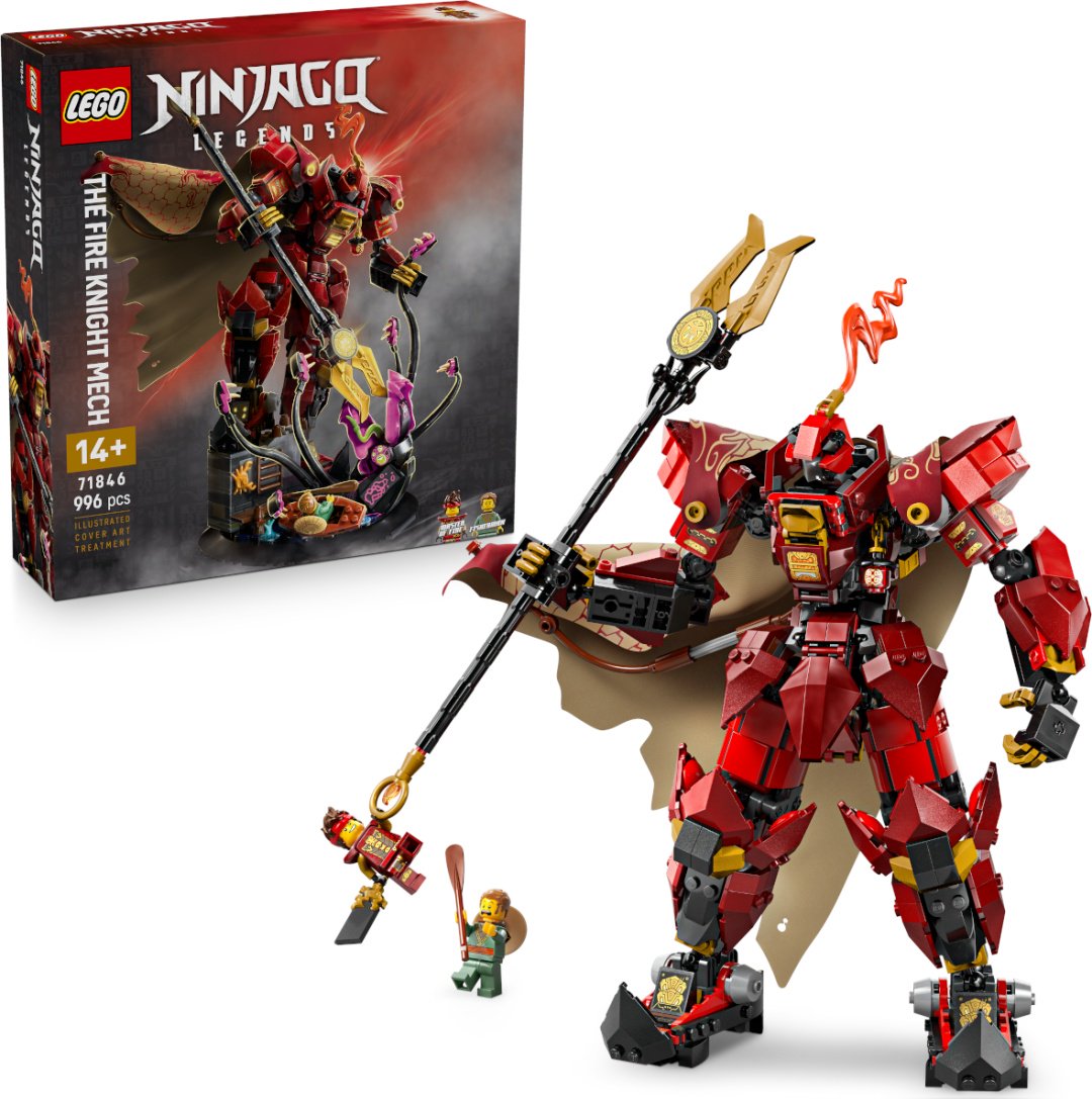 Конструктор LEGO Робот Огненный рыцарь Ninjago, деталей 996 шт