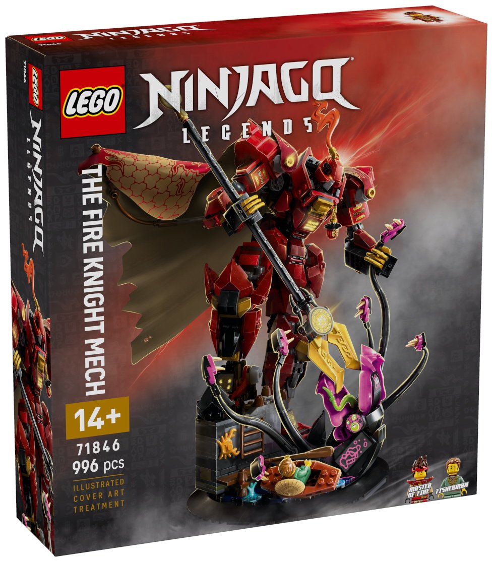Конструктор LEGO Робот Огненный рыцарь Ninjago, деталей 996 шт