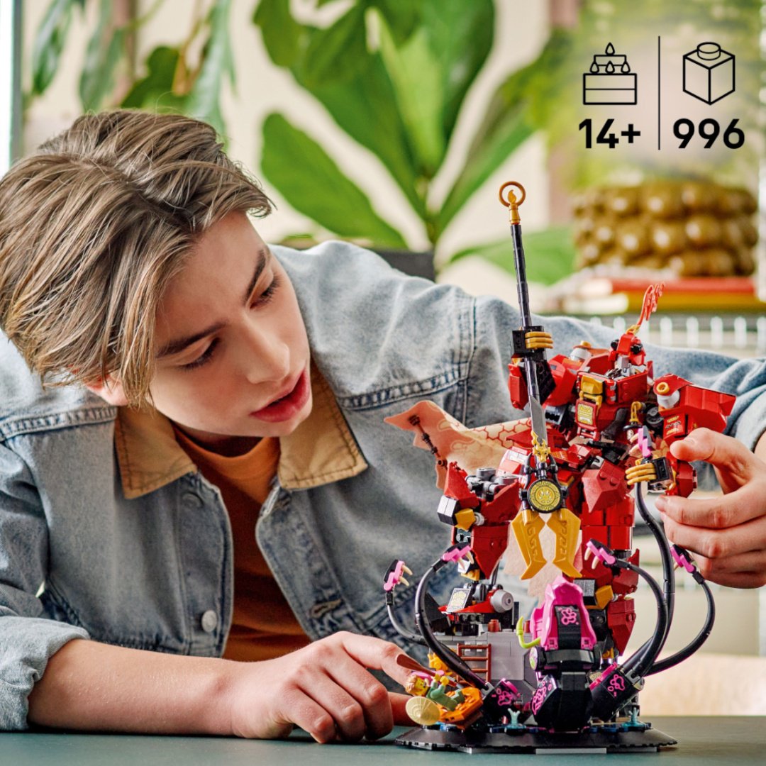 Конструктор LEGO Робот Огненный рыцарь Ninjago, деталей 996 шт