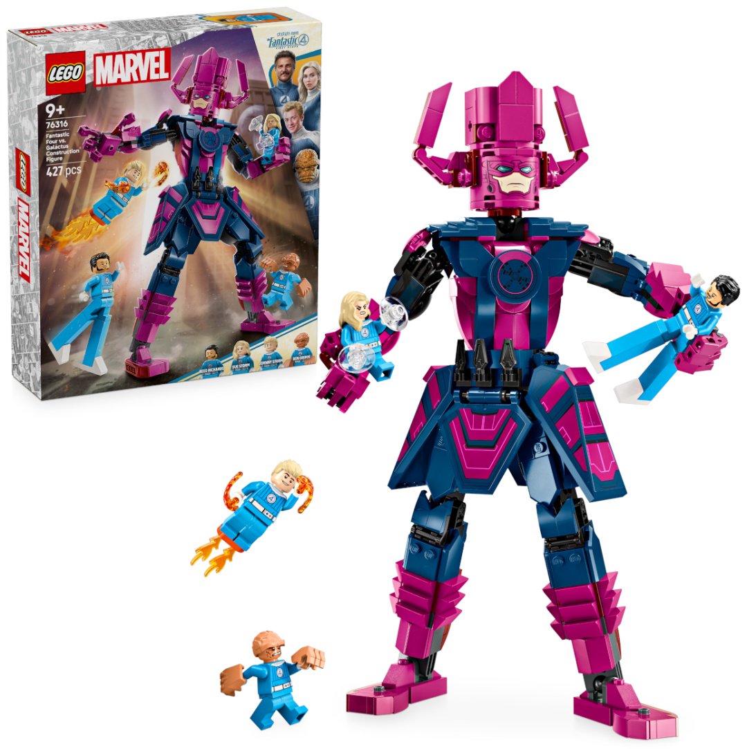 Конструктор LEGO Галактус против Фантастической Четверки Super Heroes, деталей 427 шт