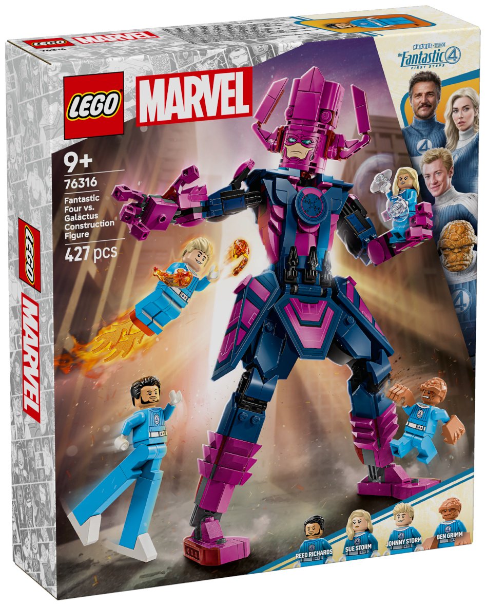 Конструктор LEGO Галактус против Фантастической Четверки Super Heroes, деталей 427 шт