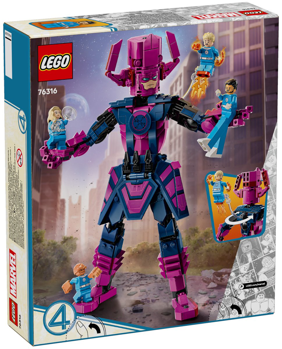 Конструктор LEGO Галактус против Фантастической Четверки Super Heroes, деталей 427 шт купить,NaN