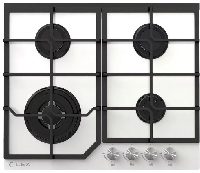 Варочная поверхность LEX GVG 640-1 WH белый купить,NaN