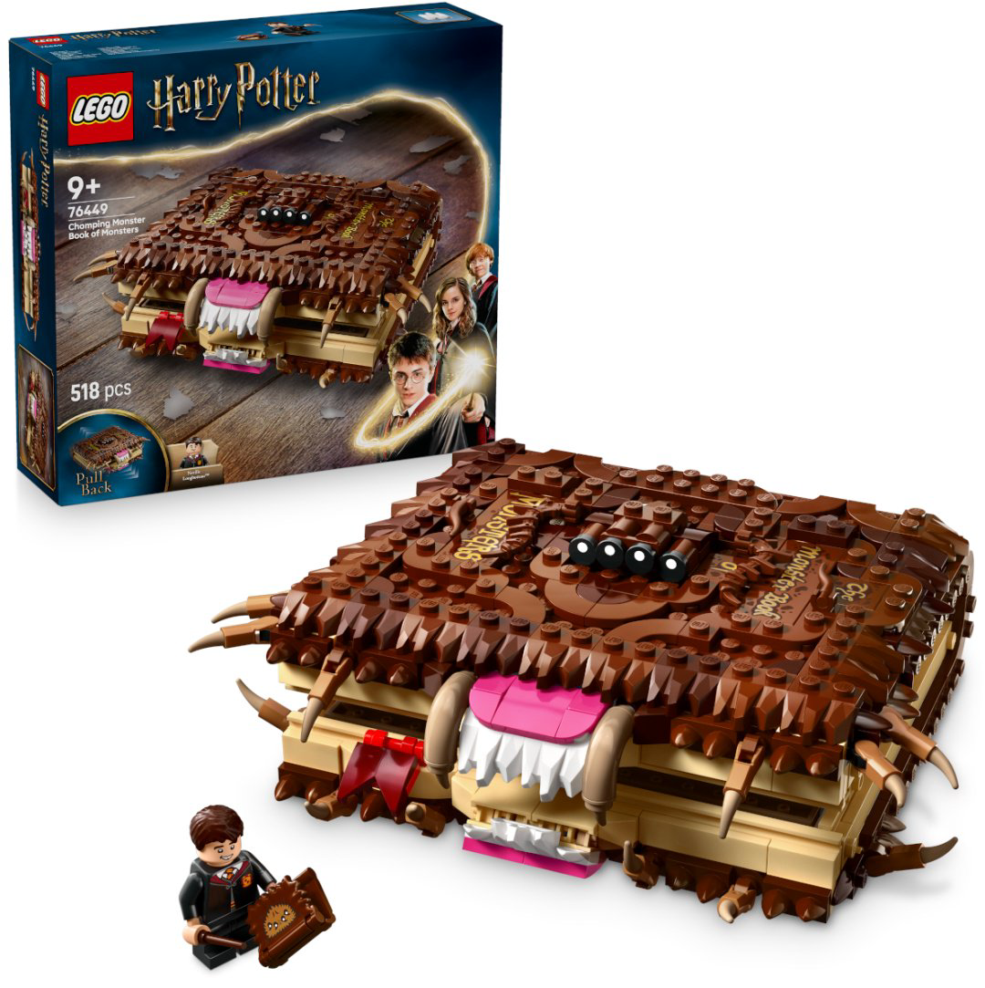 Конструктор LEGO Кусучая Чудовищная книга о чудовищах Harry Potter, деталей 518 шт