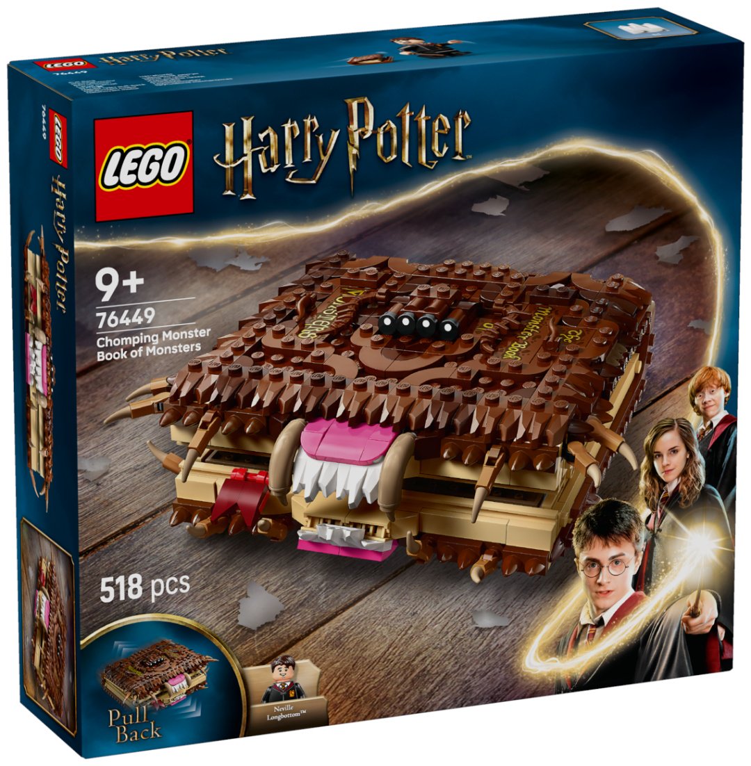 Конструктор LEGO Кусучая Чудовищная книга о чудовищах Harry Potter, деталей 518 шт купить,0