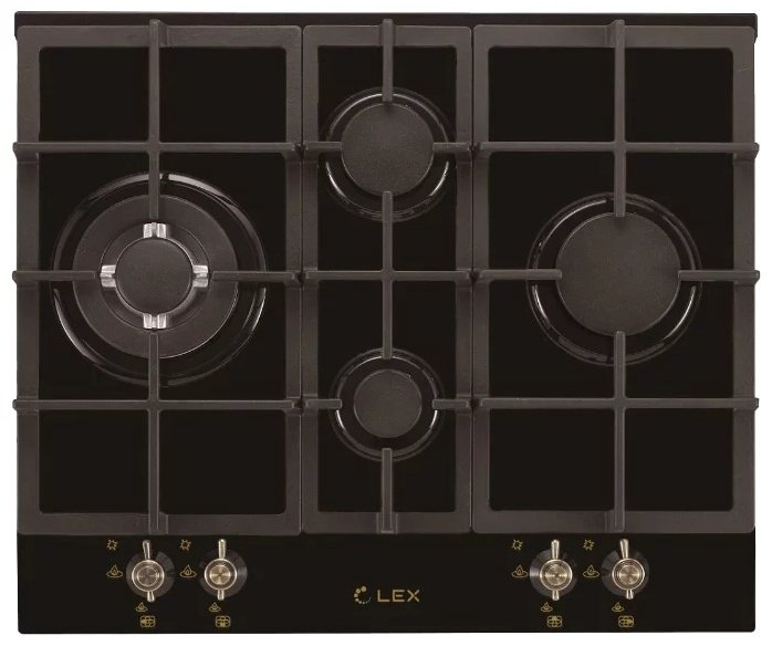 Варочная поверхность LEX GVG 643C BL черный купить,NaN