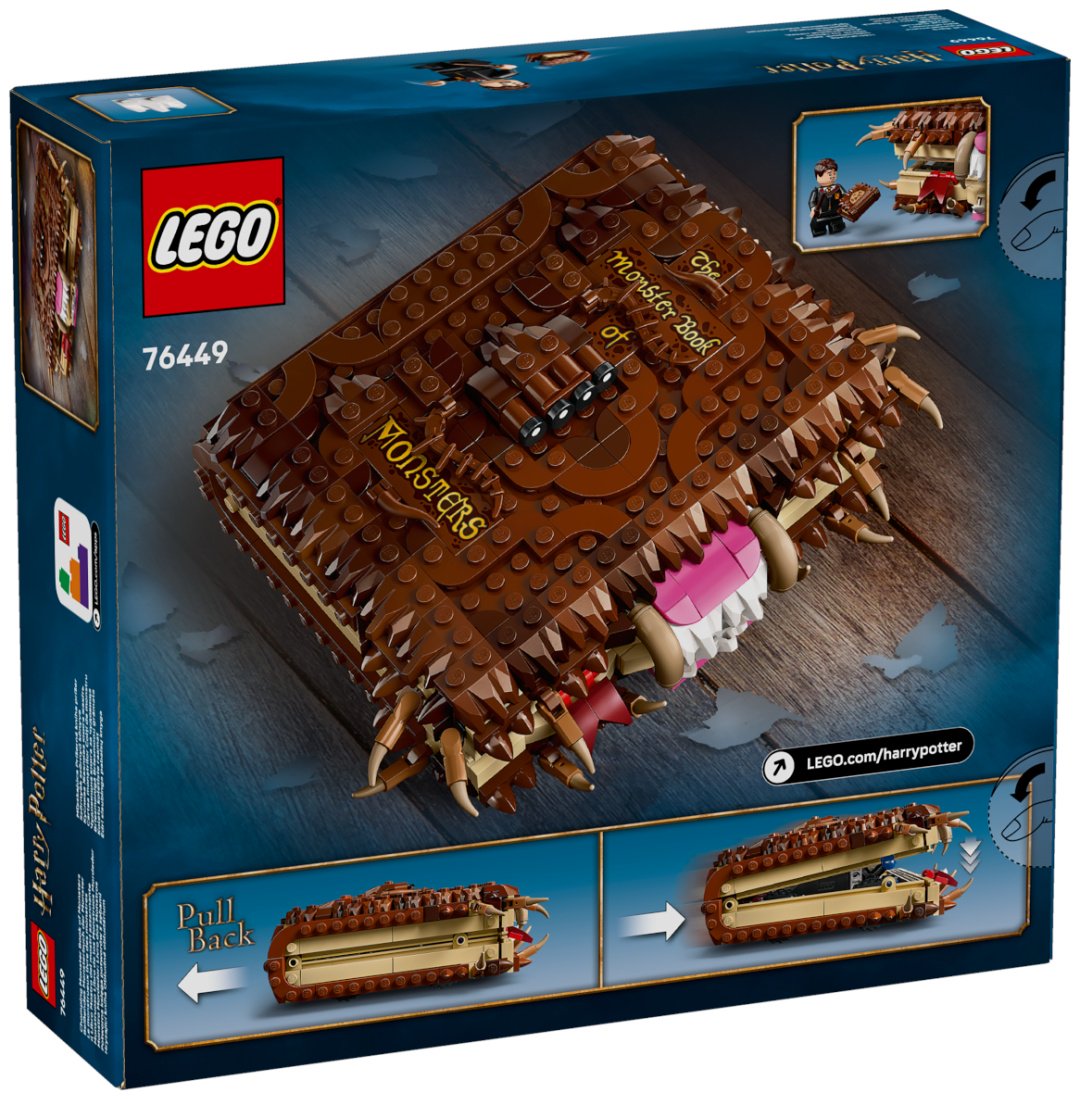 Конструктор LEGO Кусучая Чудовищная книга о чудовищах Harry Potter, деталей 518 шт купить,0