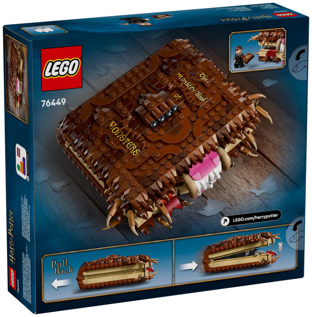Конструктор LEGO Кусучая Чудовищная книга о чудовищах Harry Potter, деталей 518 шт купить,NaN