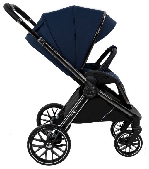 Коляска универсальная 2 в 1 Pituso Mayla Luxury LXR/555 Moonless Mood, синий купить,0