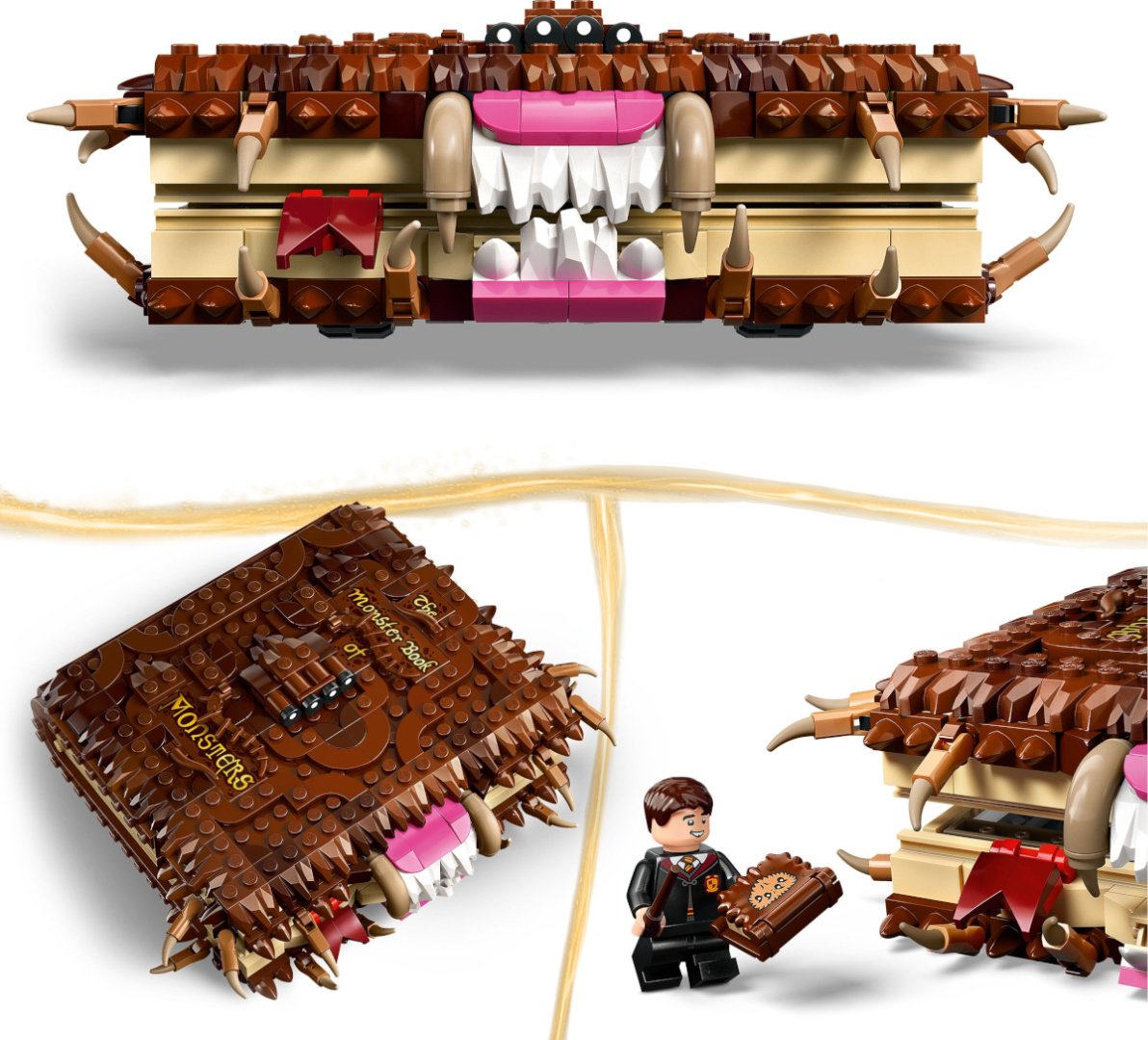 Конструктор LEGO Кусучая Чудовищная книга о чудовищах Harry Potter, деталей 518 шт купить,0