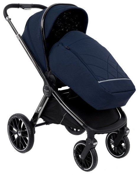 Коляска универсальная 2 в 1 Pituso Mayla Luxury LXR/555 Moonless Mood, синий купить,0