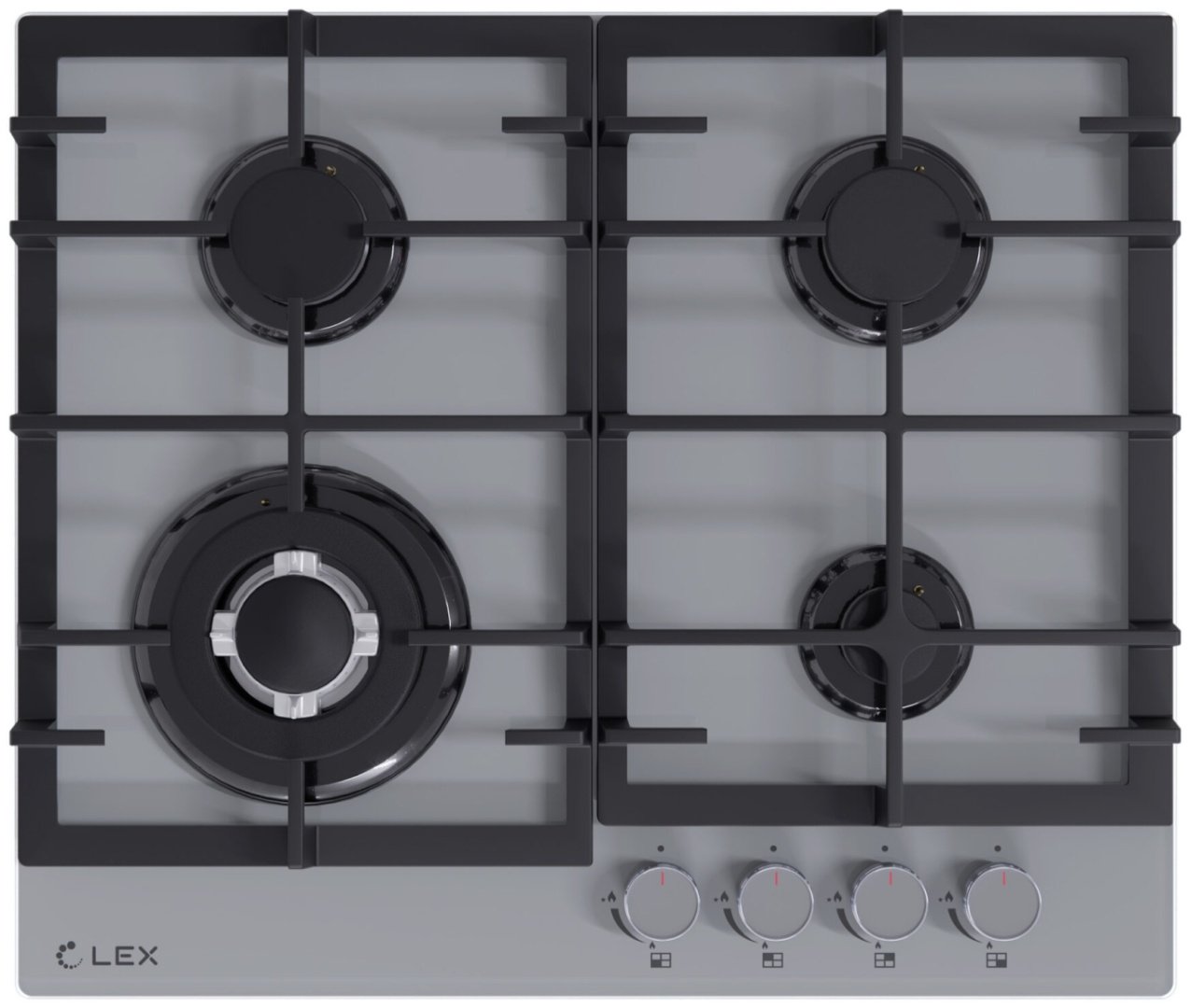 Варочная поверхность LEX GVG 645 GR серый купить,NaN