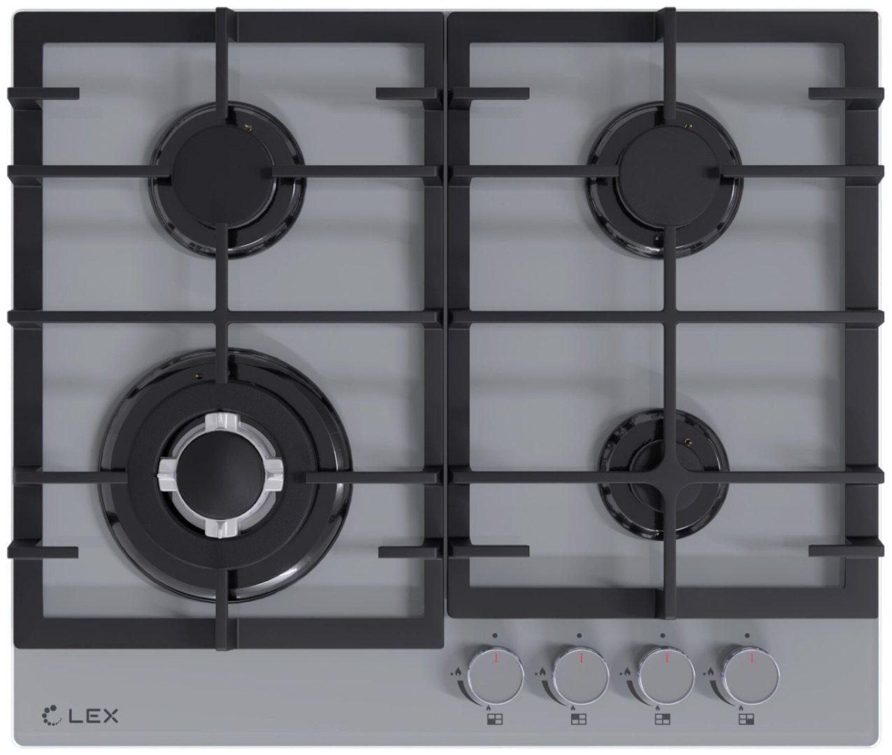 Варочная поверхность LEX GVG 645 GR серый купить,NaN
