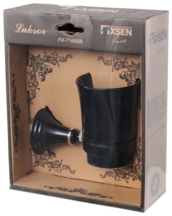 FIXSEN стакан FX-71606B 1 шт, керамика, металл