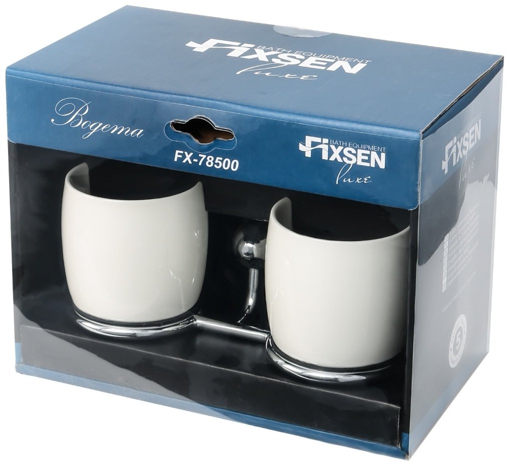 FIXSEN стакан Bogema FX-78507 1 шт, керамика, металл купить,30460