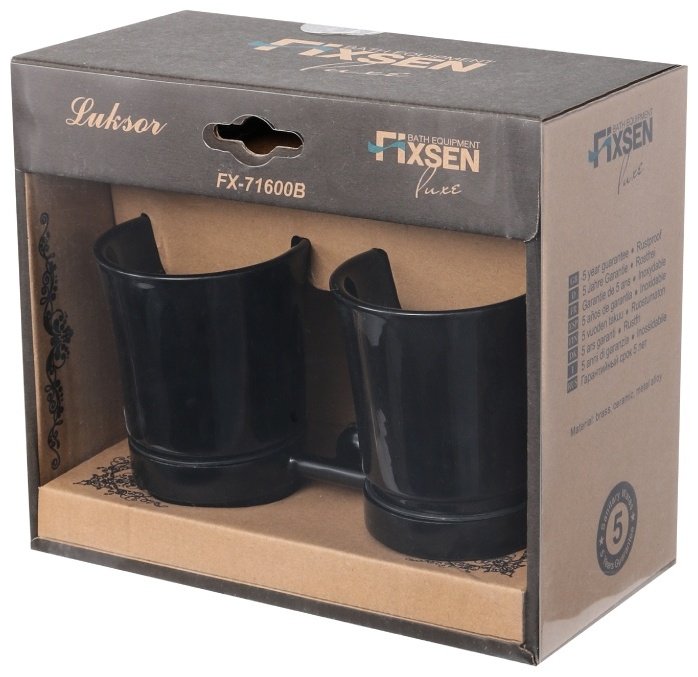 FIXSEN стакан FX-71607B 1 шт, керамика, металл