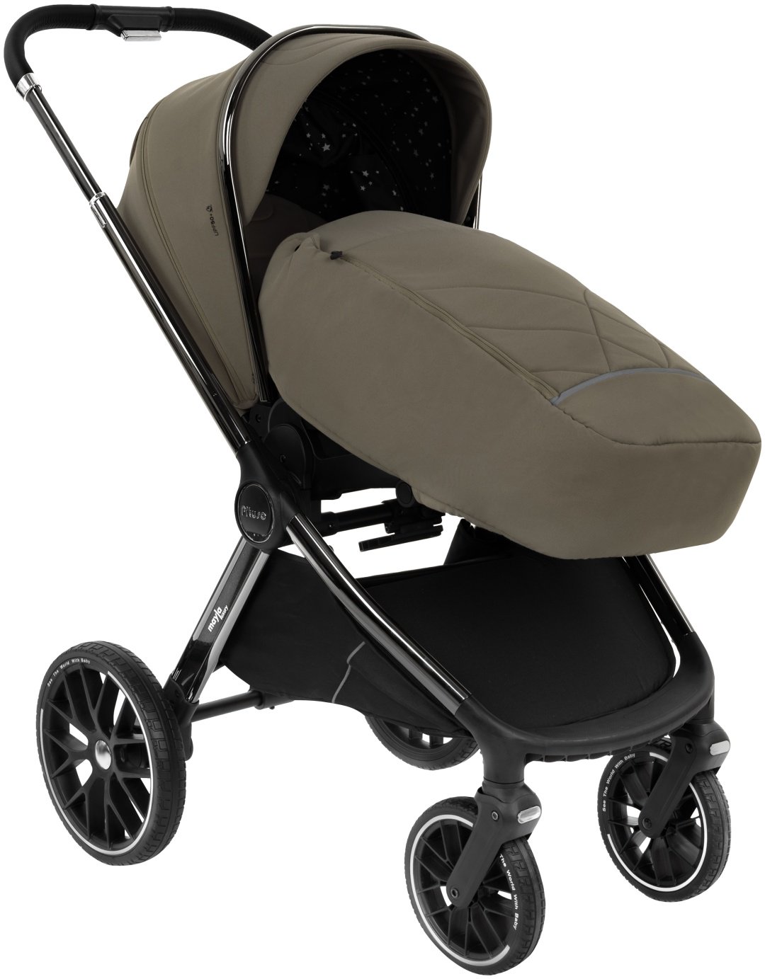 Коляска универсальная 3 в 1 Pituso Luxury LXR/999, коричневый купить,0