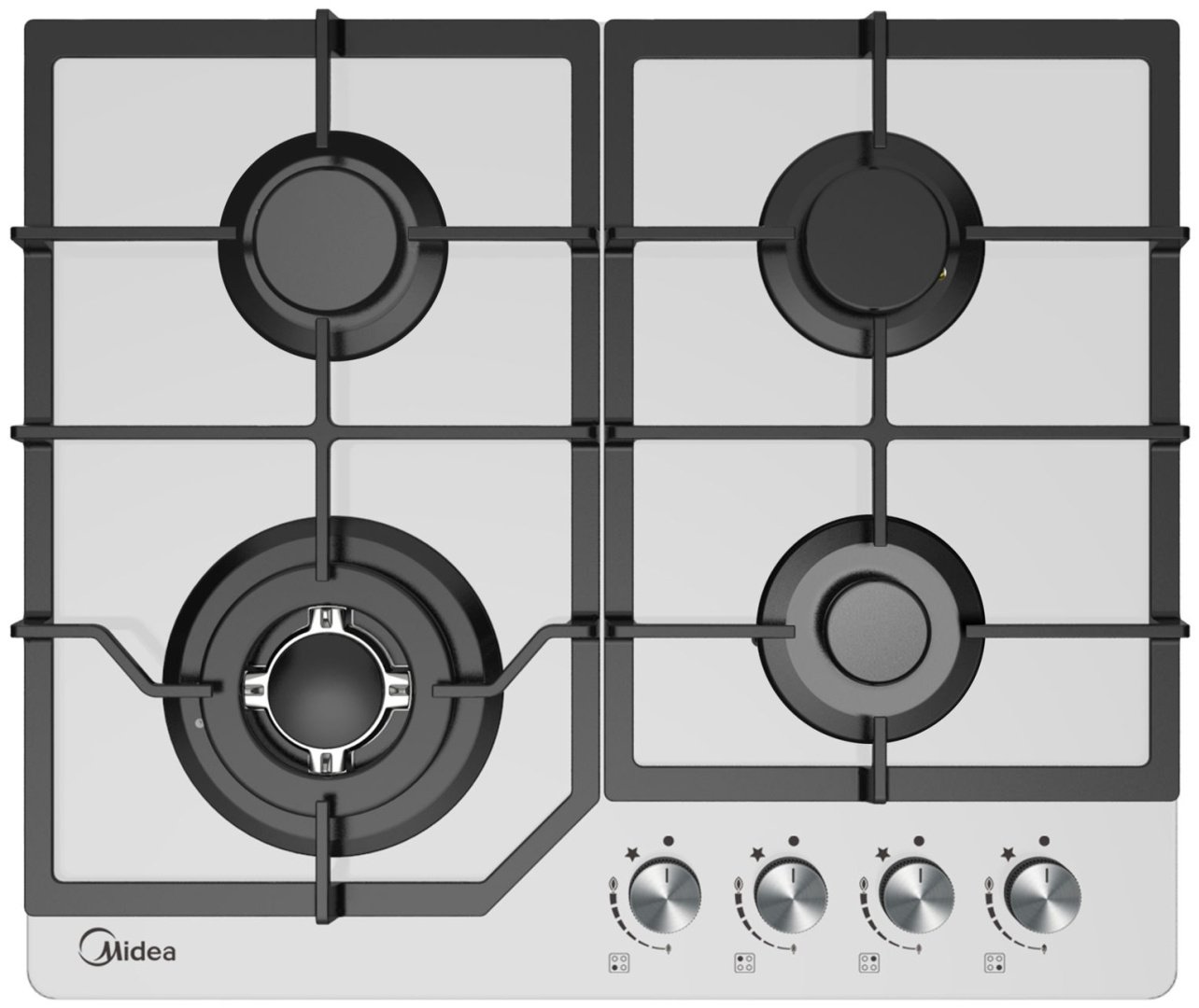 Варочная поверхность Midea MG684TGW белый