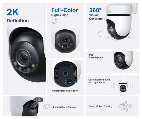 TP-LINK камера видеонаблюдения Tapo C510W, 3 расширение 2304x1296 - ForteMarket TP-LINK камера видеонаблюдения Tapo C510W, 3 расширение 2304x1296 купить,36990