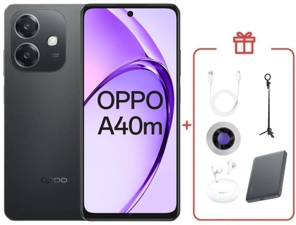 Смартфон Oppo A40M 6/256 Black + подарок купить,NaN