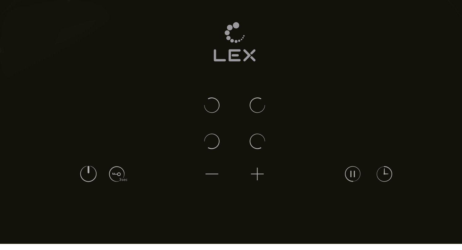 Варочная поверхность LEX EVH 640A BL черный - ForteMarket Варочная поверхность LEX EVH 640A BL черный купить,0