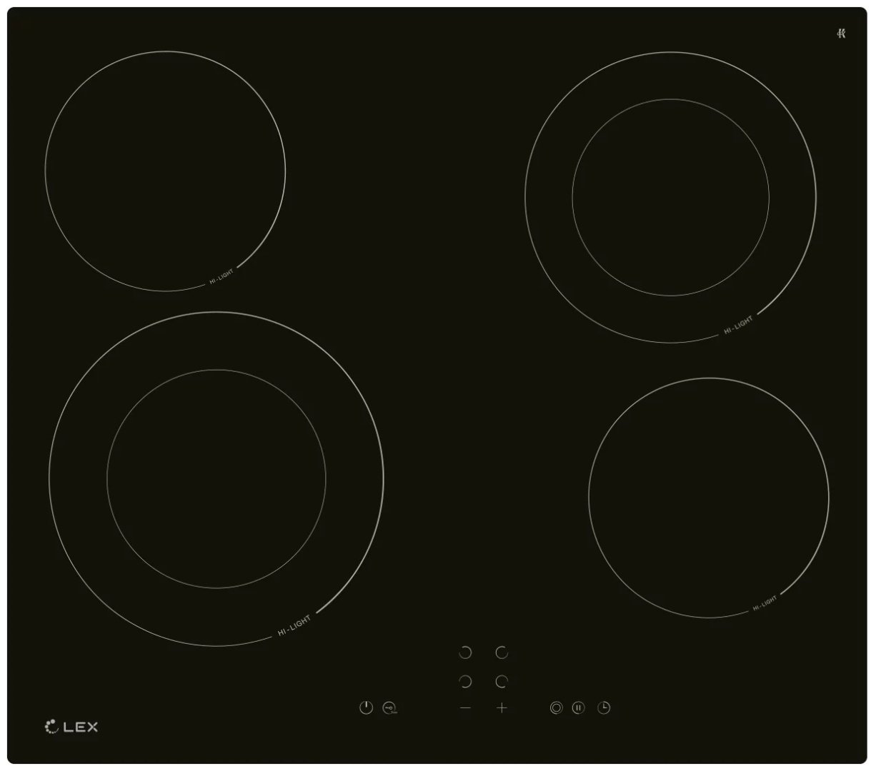 Варочная поверхность LEX EVH 642A BL черный