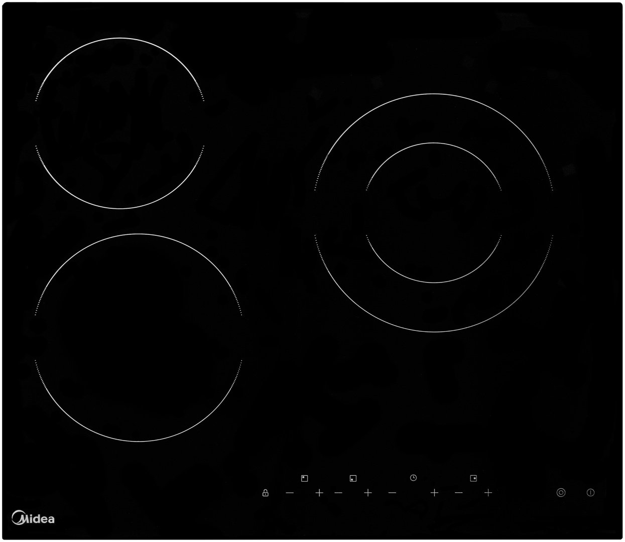 Варочная поверхность Midea MCH-B632CK черный купить,NaN