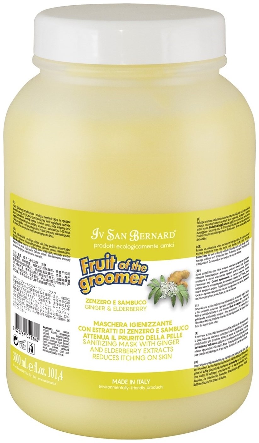 Уход Iv San Bernard Ginger&Elderberry NMASZE3000 против раздражения кожи и перхоти 3000 мл