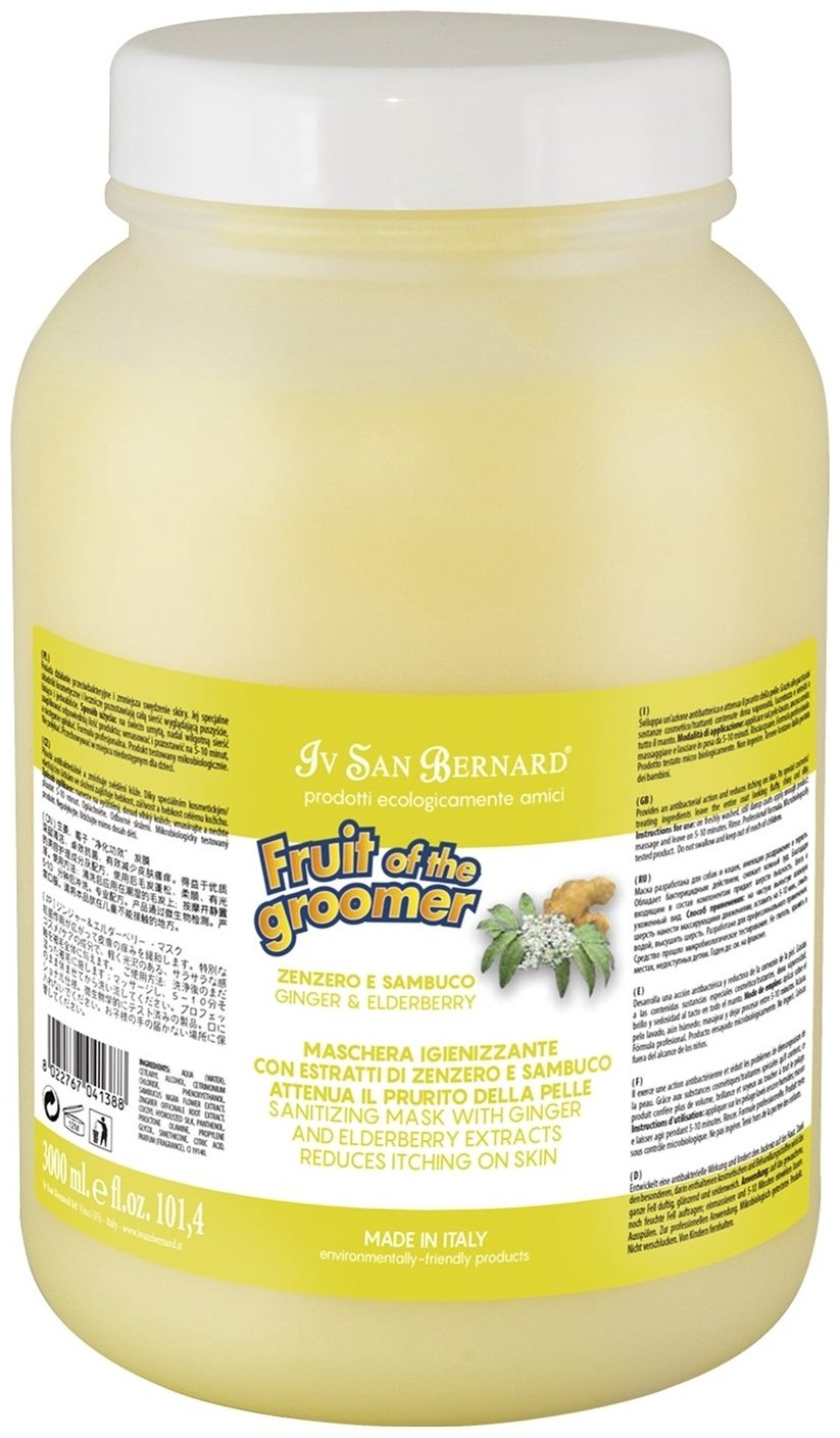 Уход Iv San Bernard Ginger&Elderberry NMASZE3000 против раздражения кожи и перхоти 3000 мл купить,NaN