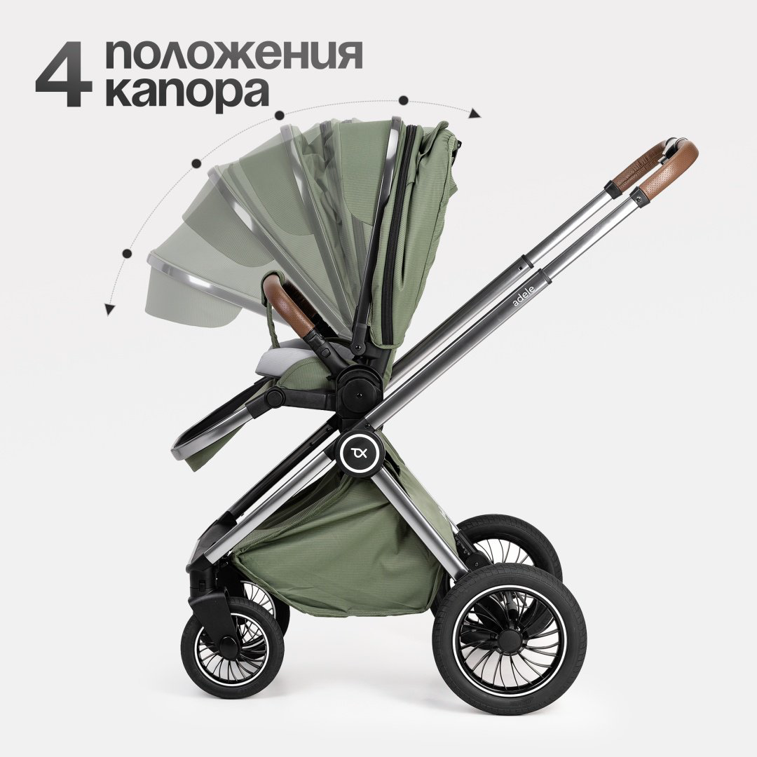 Коляска прогулочная TOMIX Adele, оливковый купить,NaN