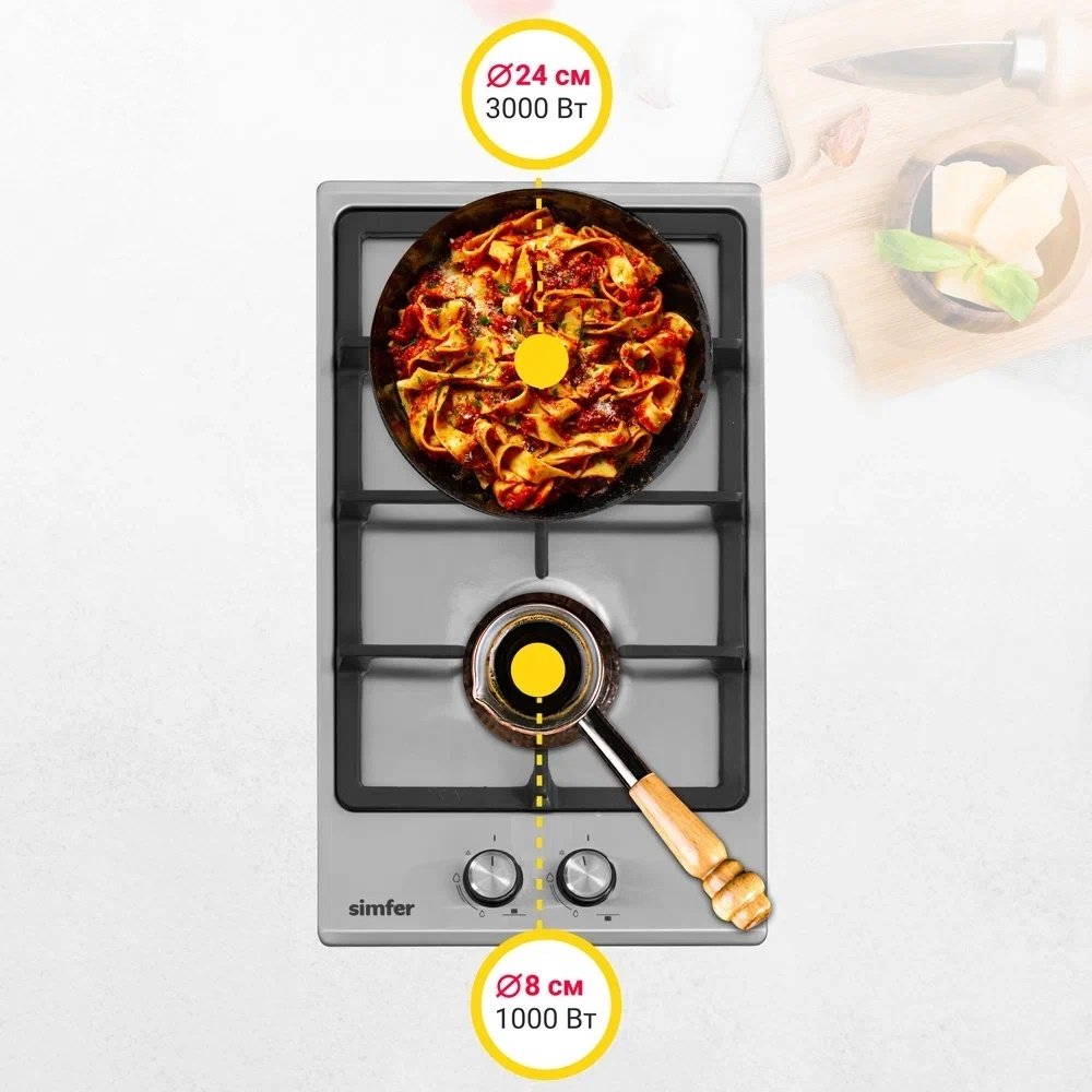 Варочная поверхность Simfer H30V20M516 серебристый