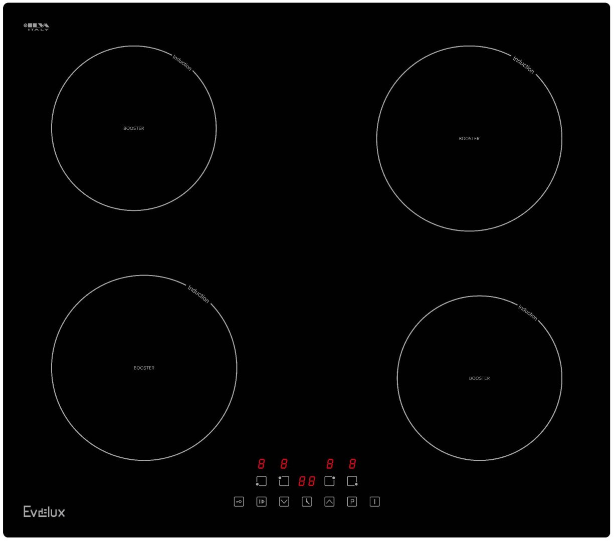 Варочная поверхность Evelux EI 6044 черный