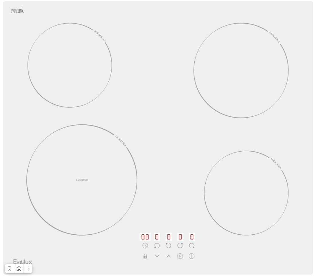 Варочная поверхность Evelux HEI 641 W