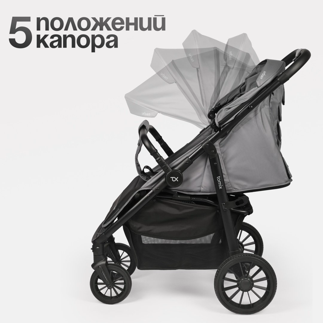 Коляска прогулочная TOMIX Urban, серый купить,NaN