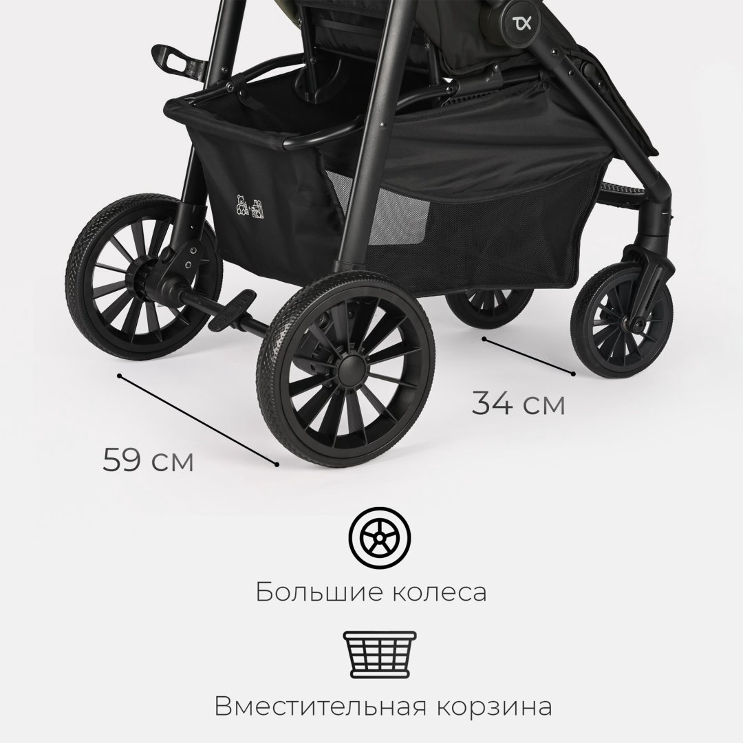 Коляска прогулочная TOMIX Urban, серый купить,NaN