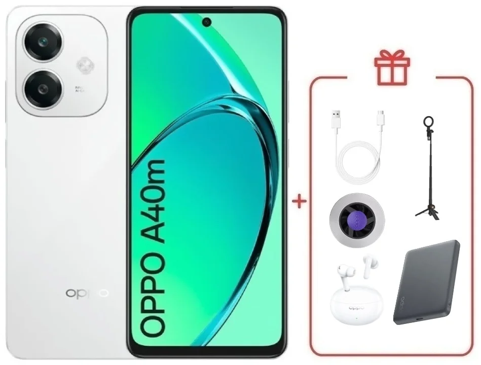 Смартфон Oppo A40M 6/256 White + подарок купить,NaN