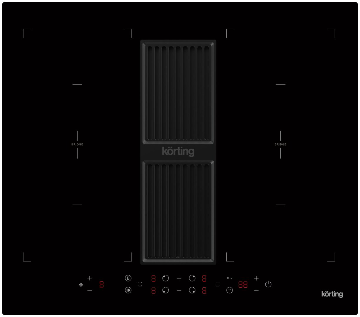 Варочная поверхность Korting HIBH 68980 NB черный купить,NaN
