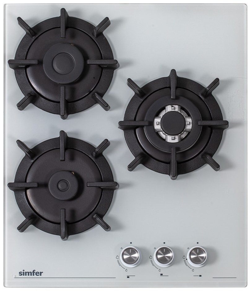 Варочная поверхность Simfer Варочная поверхность газовая Simfer H45N35W571 белый