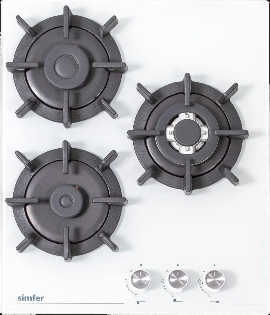 Варочная поверхность Simfer Варочная поверхность газовая Simfer H45N35W571 белый