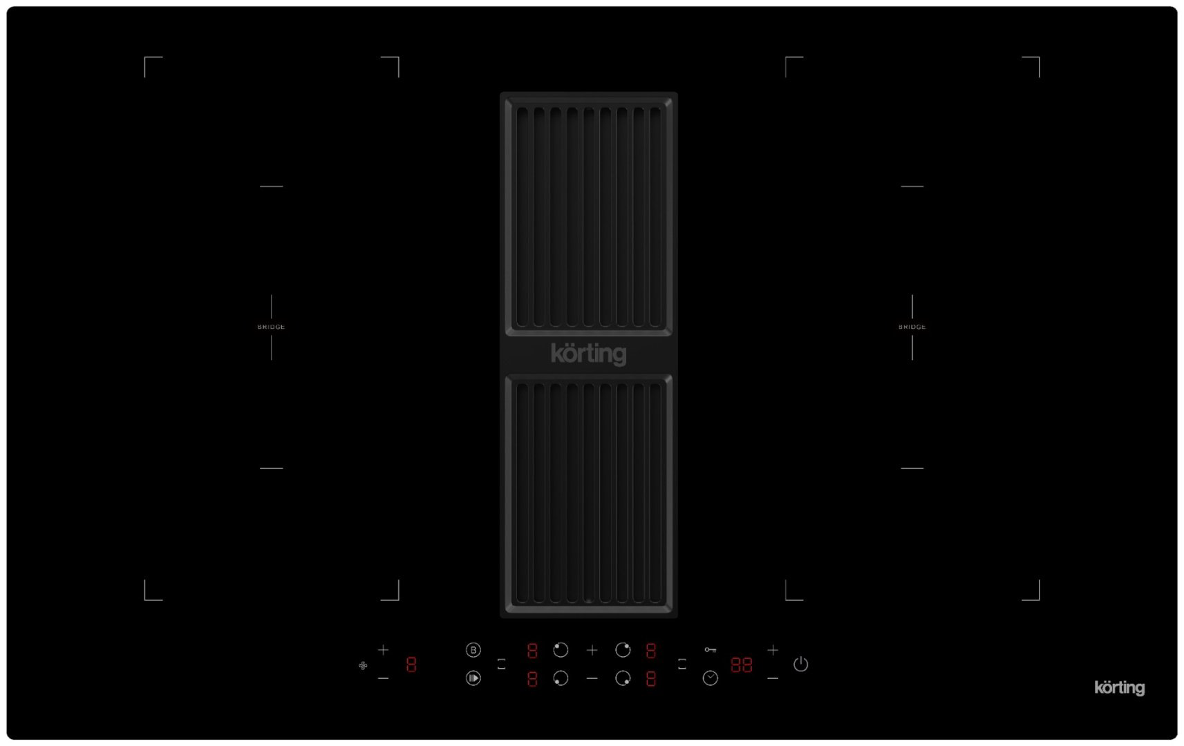 Варочная поверхность Korting HIBH 84980 NB черный купить,NaN