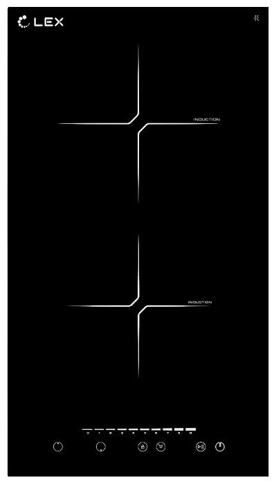 Варочная поверхность LEX EVI 320-2 BL черный