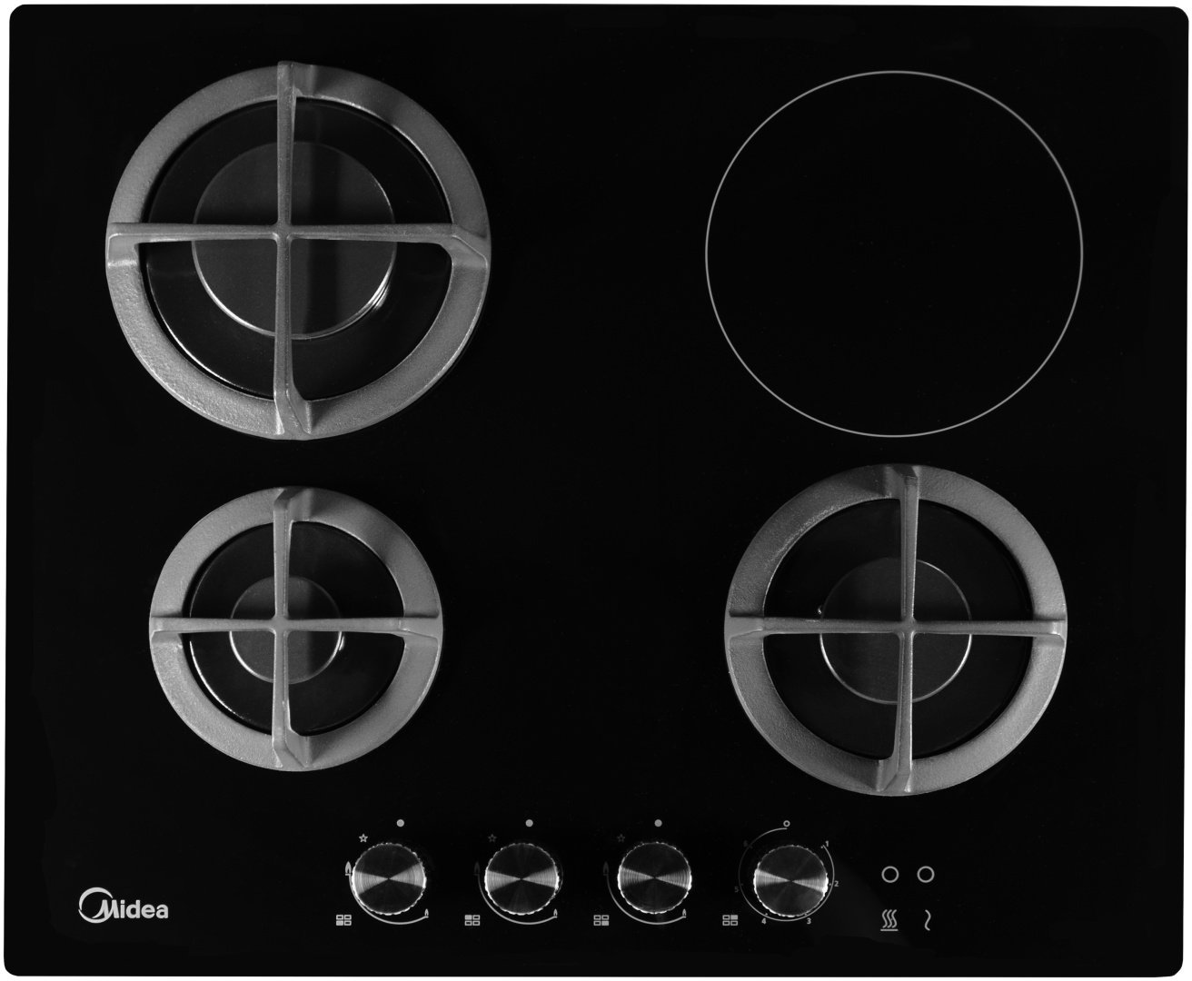 Варочная поверхность Midea MCC-B63G1H черный - ForteMarket Варочная поверхность Midea MCC-B63G1H черный купить,0