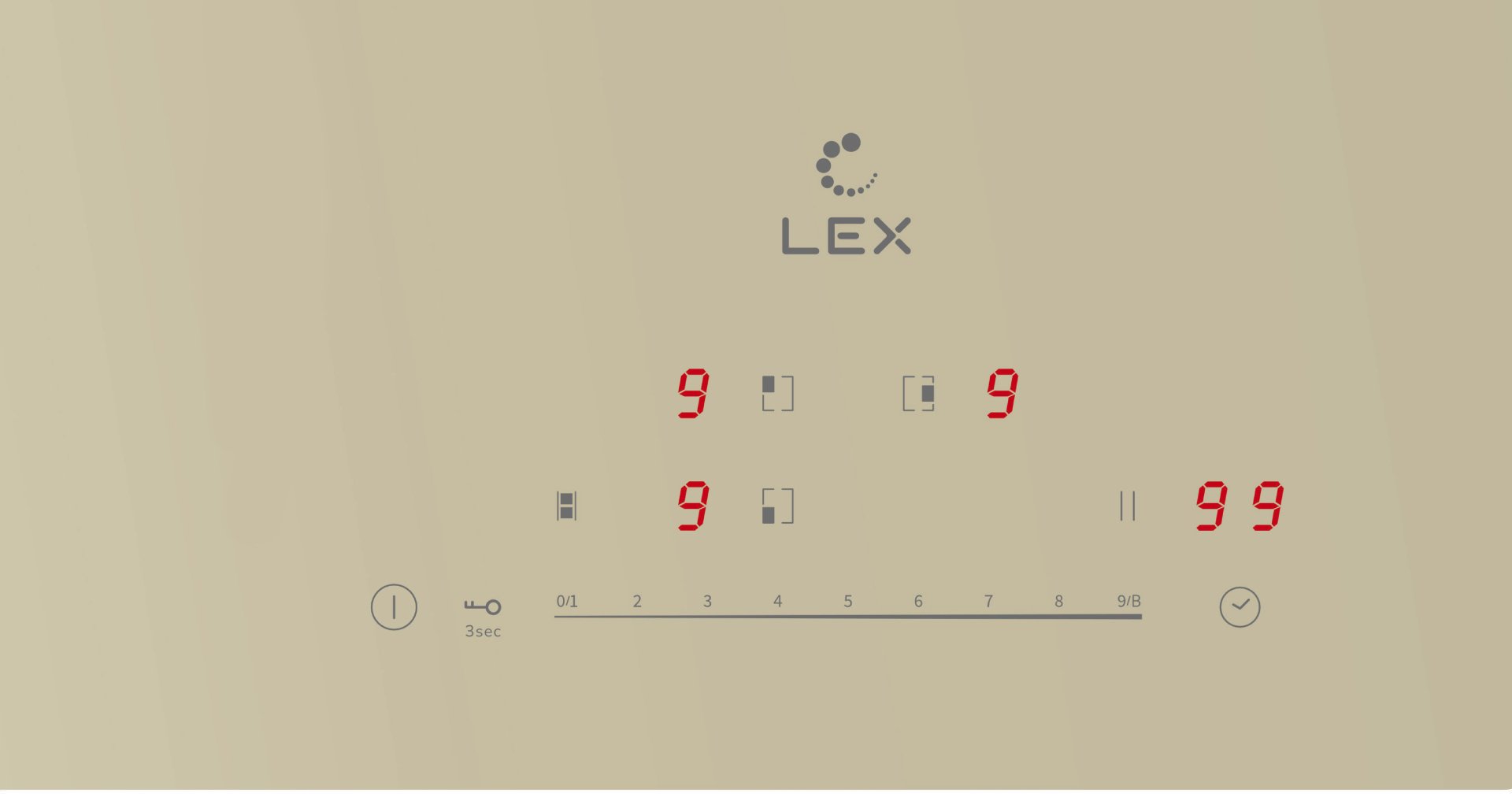 Варочная поверхность LEX EVI 431A IV бежевый - ForteMarket Варочная поверхность LEX EVI 431A IV бежевый купить,0