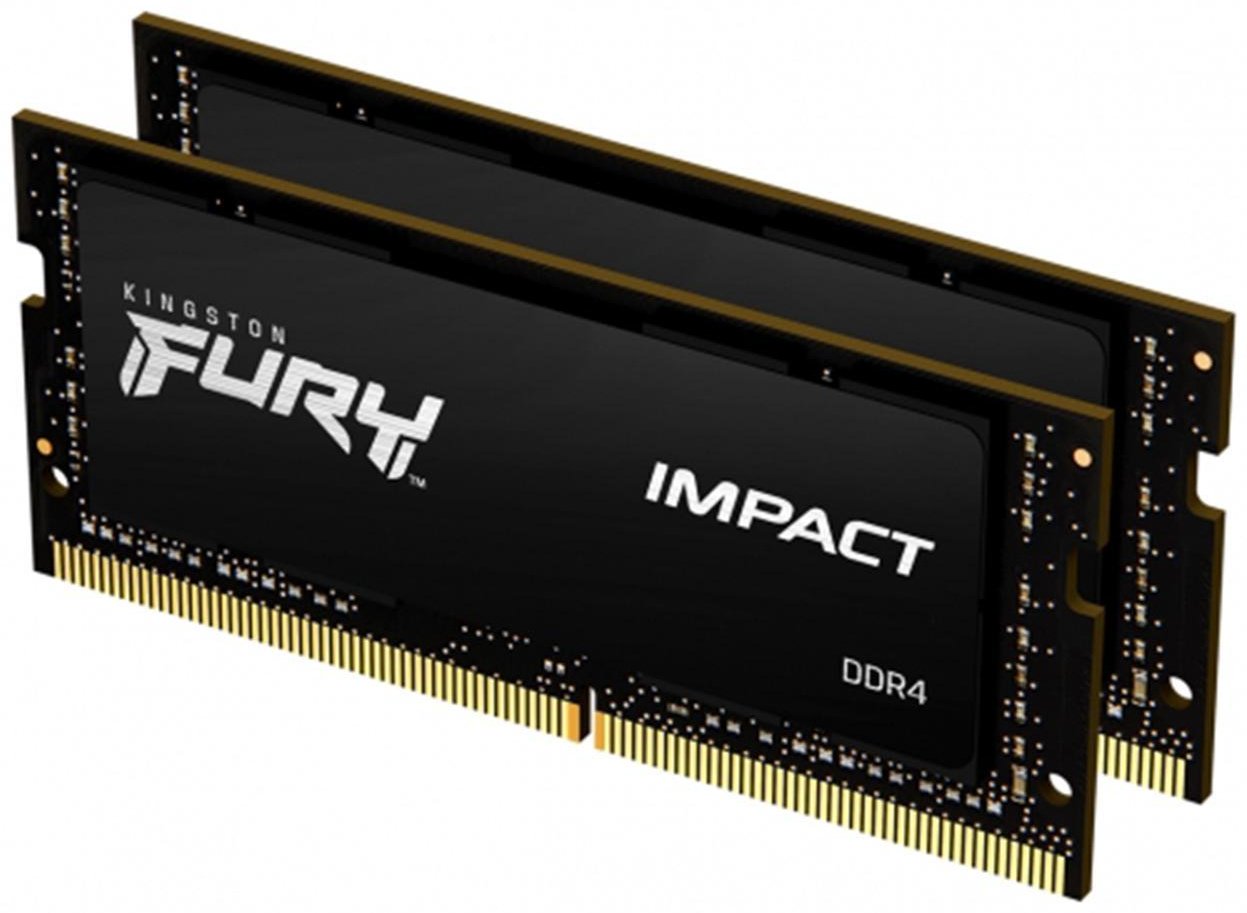 Оперативная память Kingston Fury Impact KF432S20IBK2/32 CL20 32 Гб