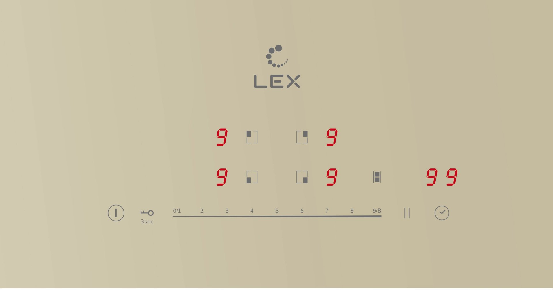 Варочная поверхность LEX EVI 641A IV бежевый - ForteMarket Варочная поверхность LEX EVI 641A IV бежевый купить,0